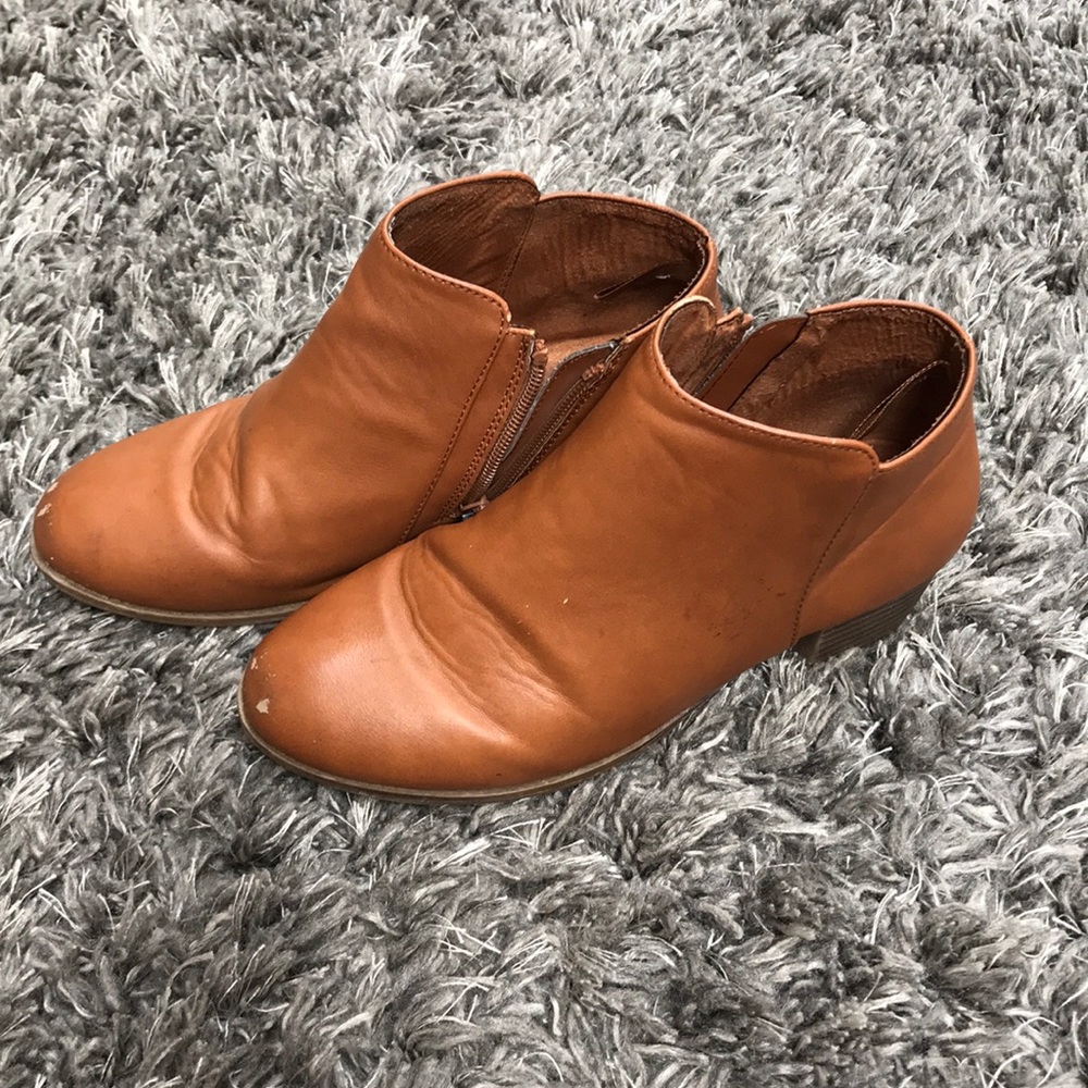 Brown booties